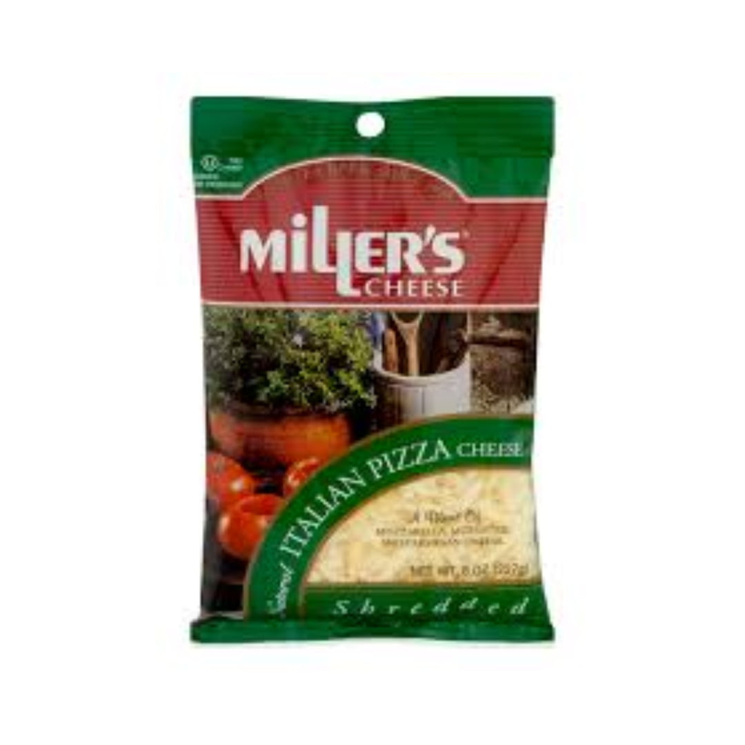 MILLERS PIZZA CHEESE SHREDDED ITALIAN M
