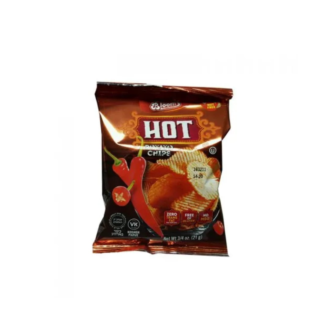 BLOOM'S POTATO CHIPS HOT RIPPLE