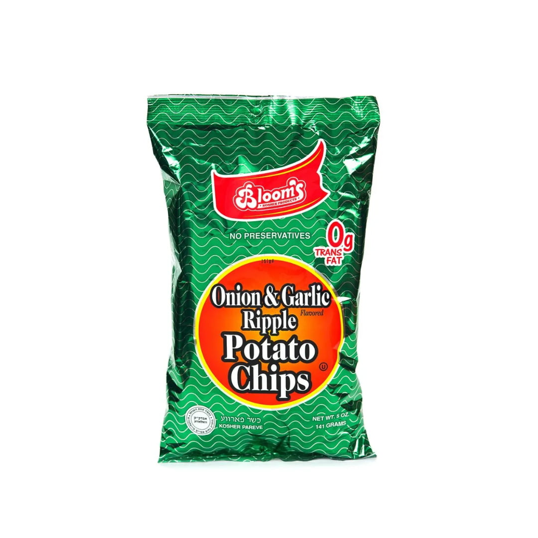 BLOOM'S POTATO CHIPS ONION & GARLIC