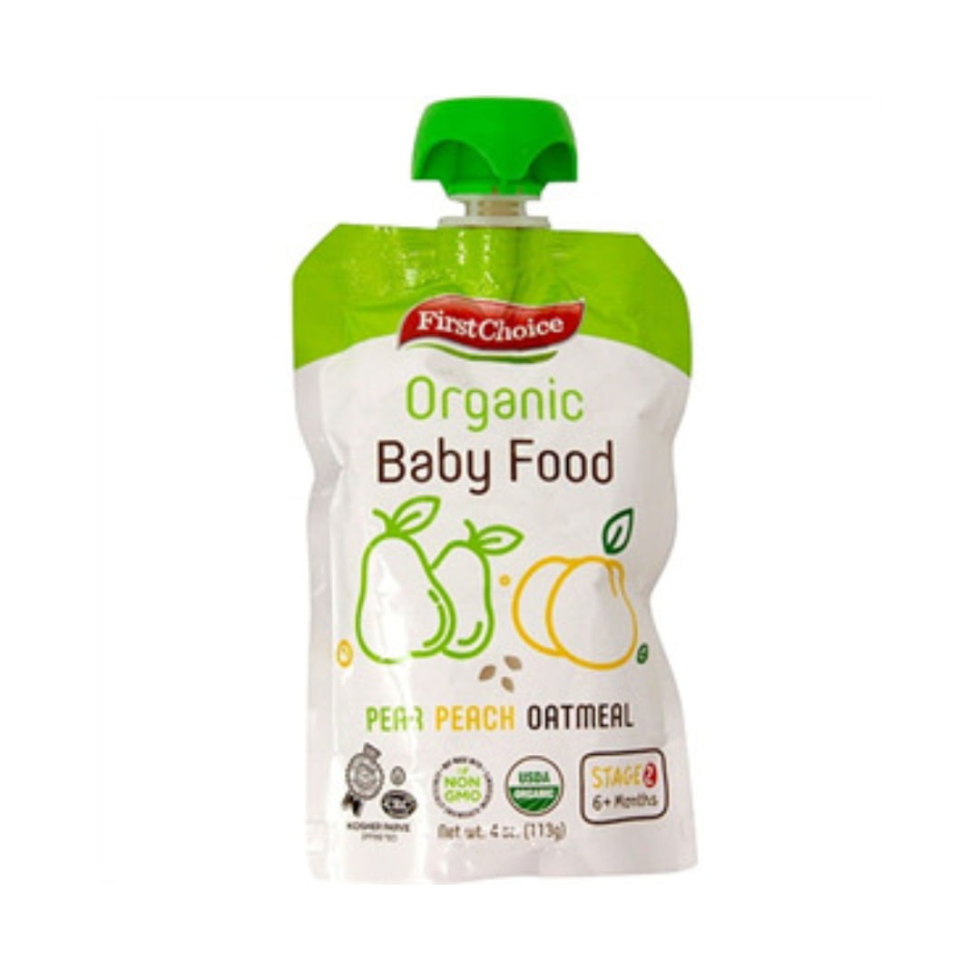 FIRST CHOICE POUCH PEAR PEAR OATMEAL