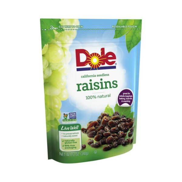 RAISINS CALIFORNIA SEEDLESS POUCH