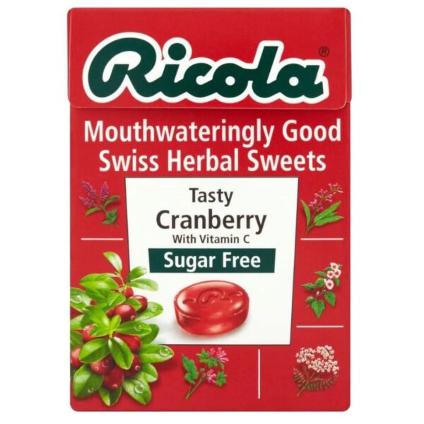 RICOLA SUGAR FREE CRANBERRY