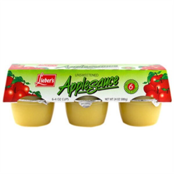 UNSWEETENED APPLESAUCE 6PK