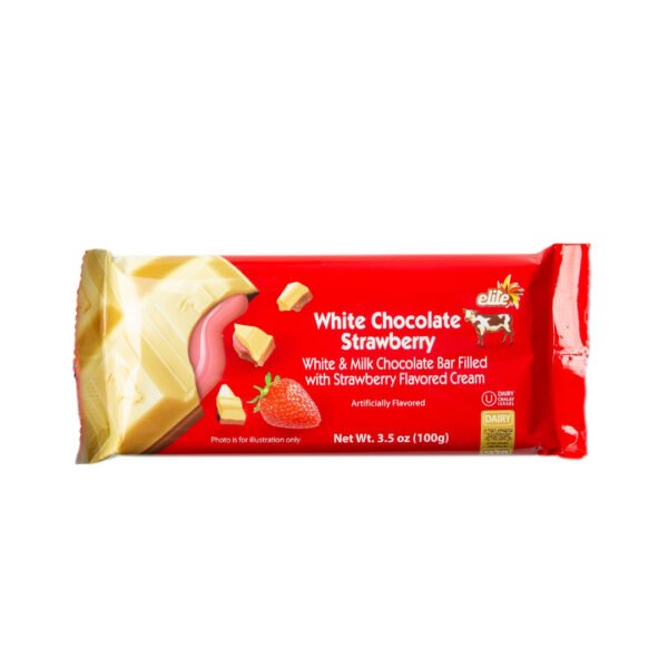 WHITE CHOC. BAR STRAWBERRY