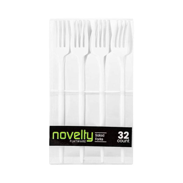 WHITE SALAD FORKS