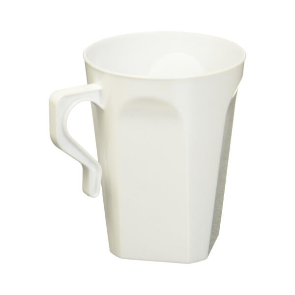 WHITE SQUARE COFFEE MUG