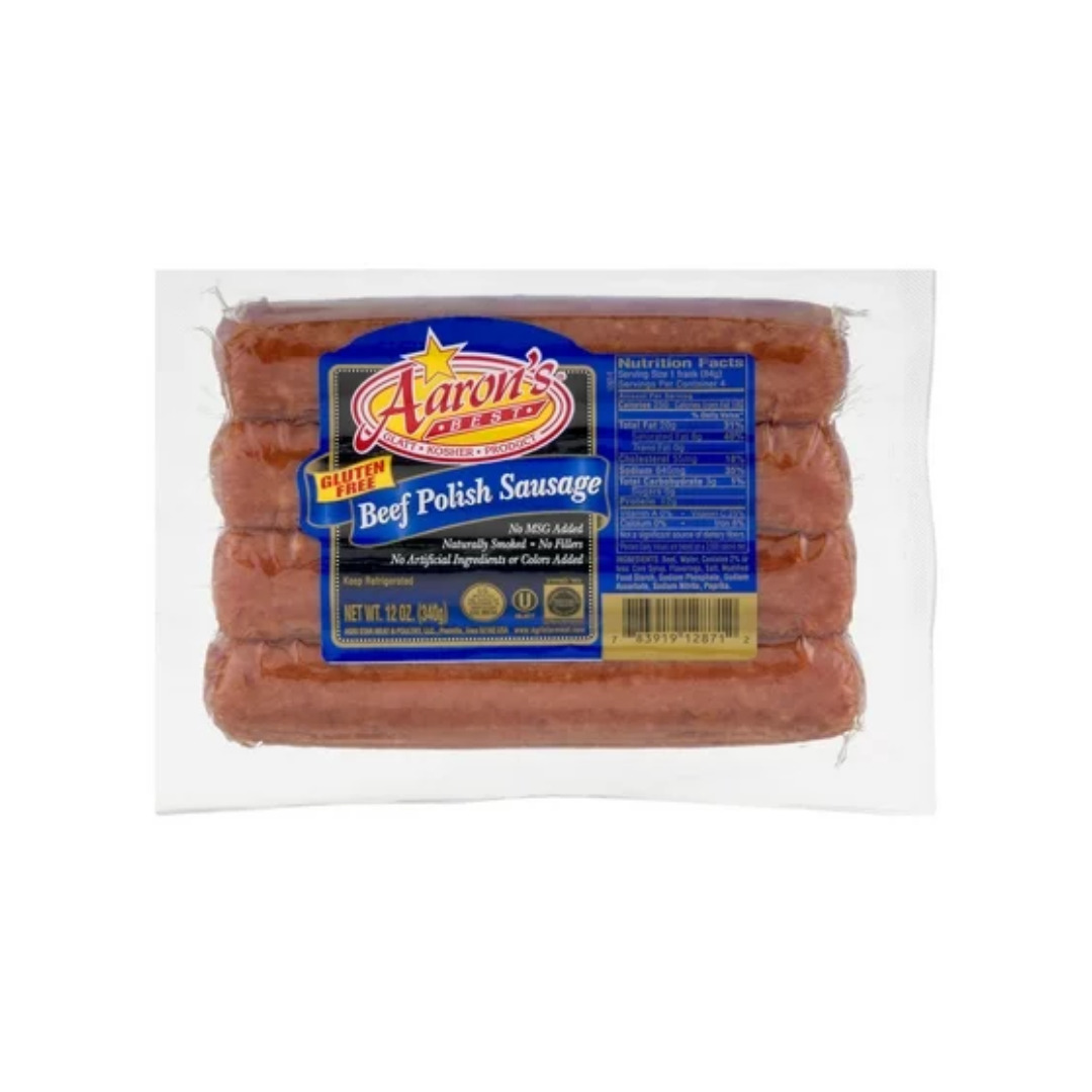 AARON'S BEEF POLISH SAUSAGE