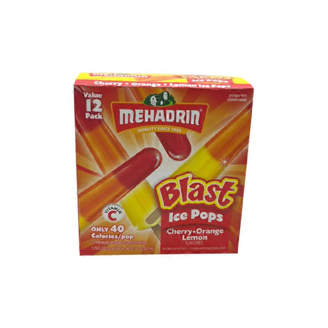 MEHADRIN BLAST POPS CHERRY ORANGE LEMON