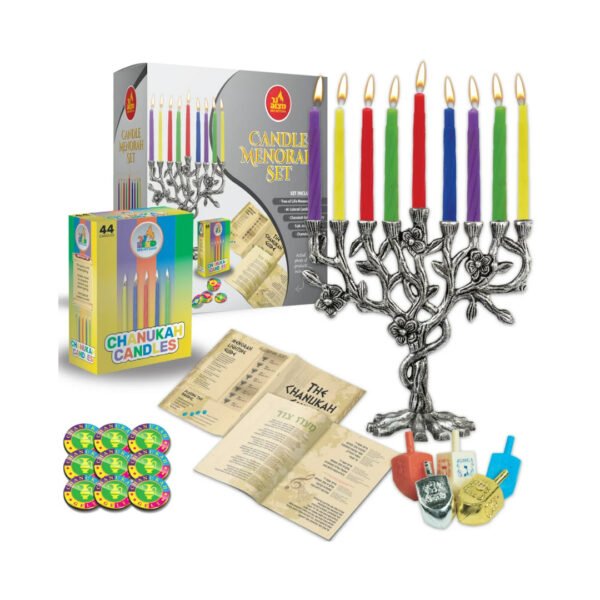 CHANUKAH CANDLES 2 LARGE 6 SMALL