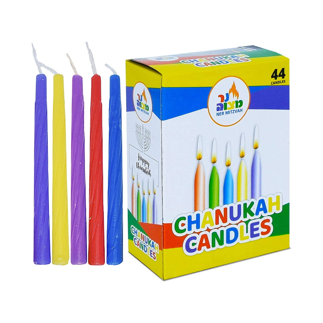 NER MITZVAH CHANUKAH CANDLES