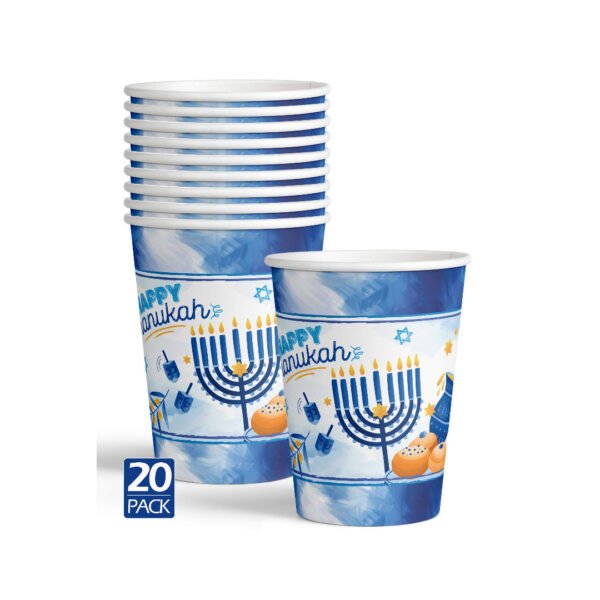 CHANUKAH CUPS 9 OZ