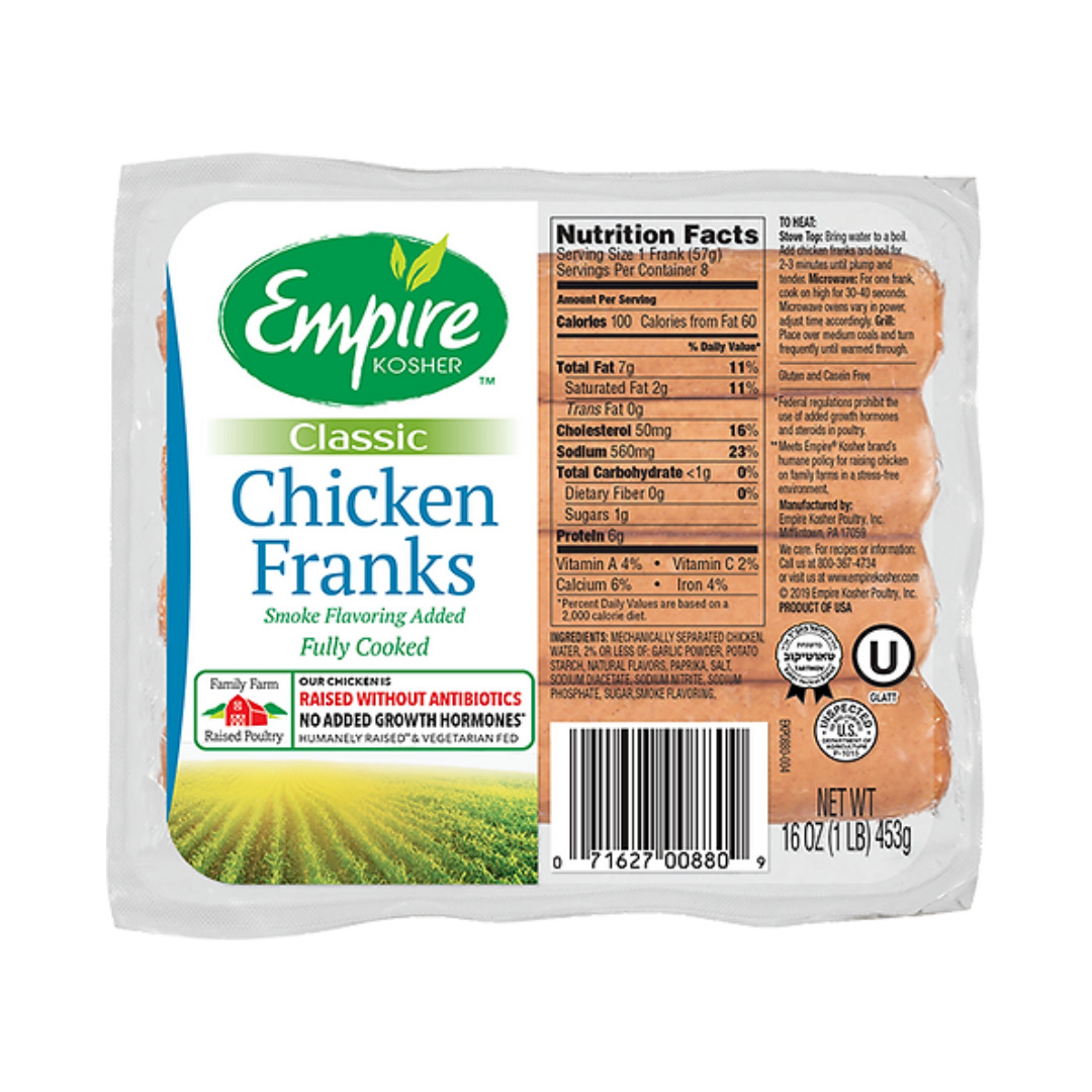 EMPIRE KOSHER CHICKEN FRANKS