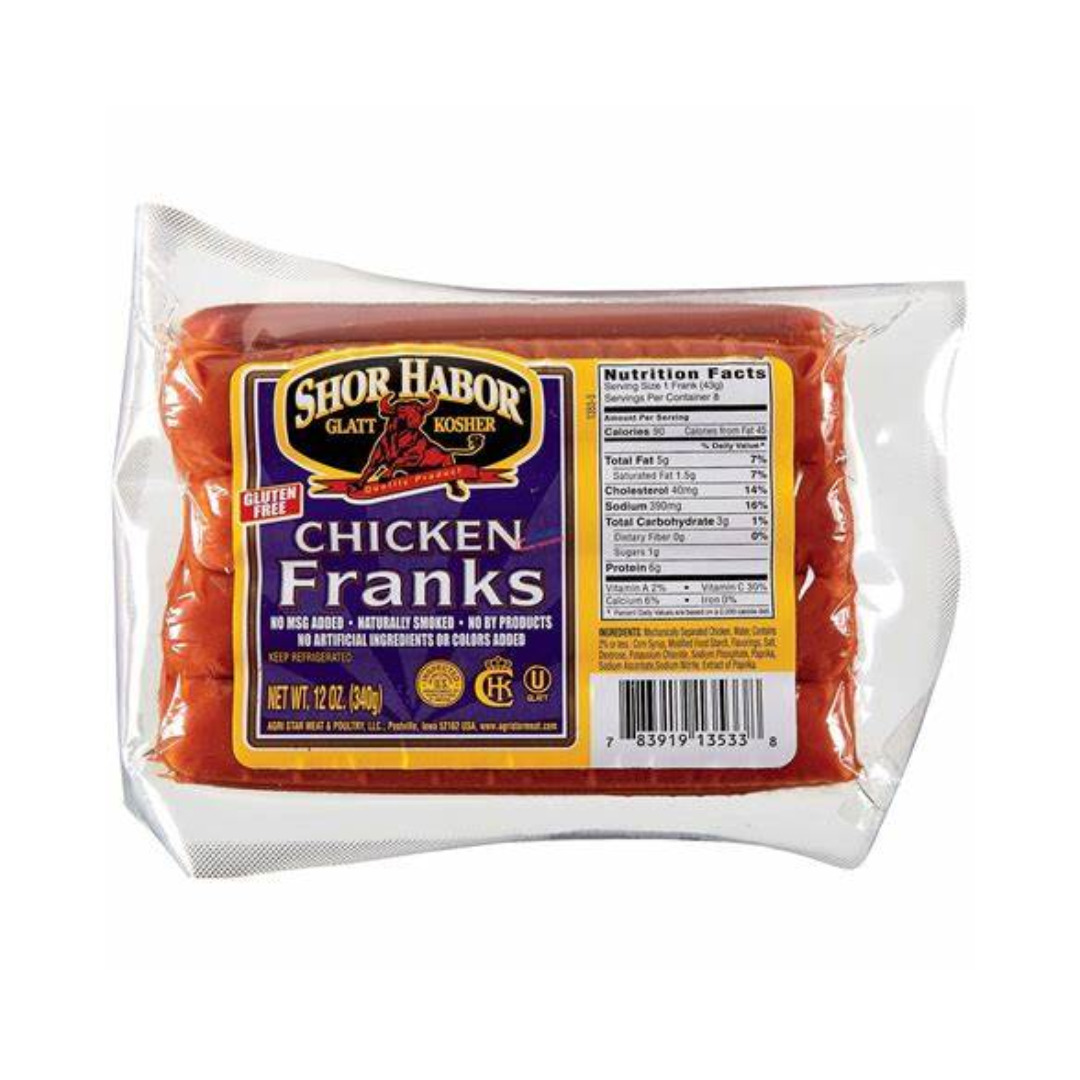SHOR HARBOR CHICKEN FRANKS