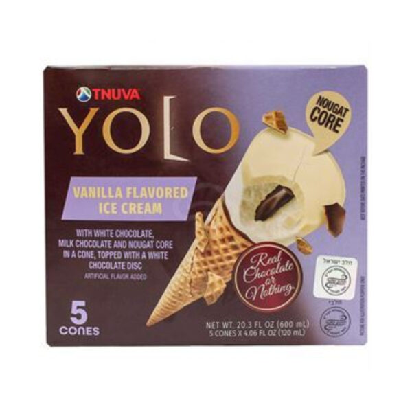 CONES VANILLA NOUGAT FLAVOR