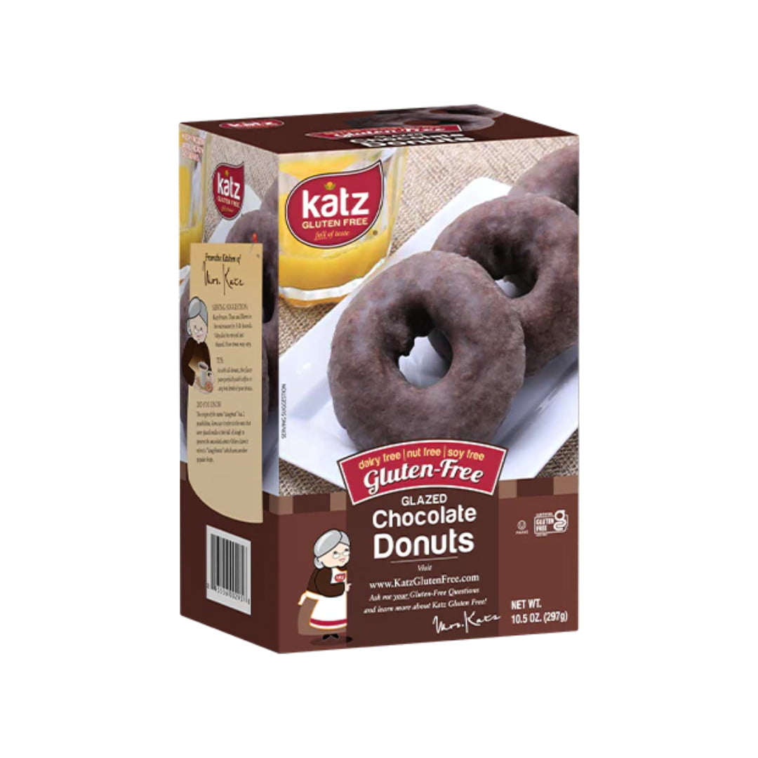 KATZ GLAZED CHOCOLATE DONUTS
