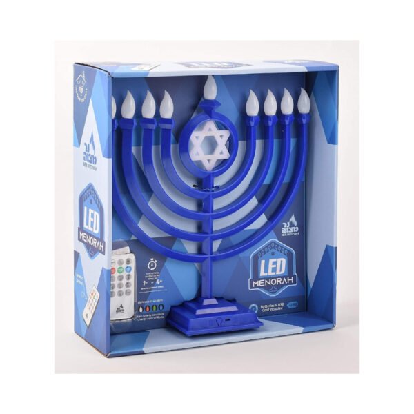 LED MENORAH CLASSIC-BLUE