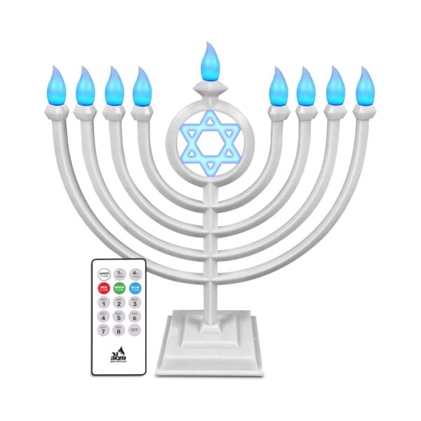 LED MENORAH CLASSIC-WHITE