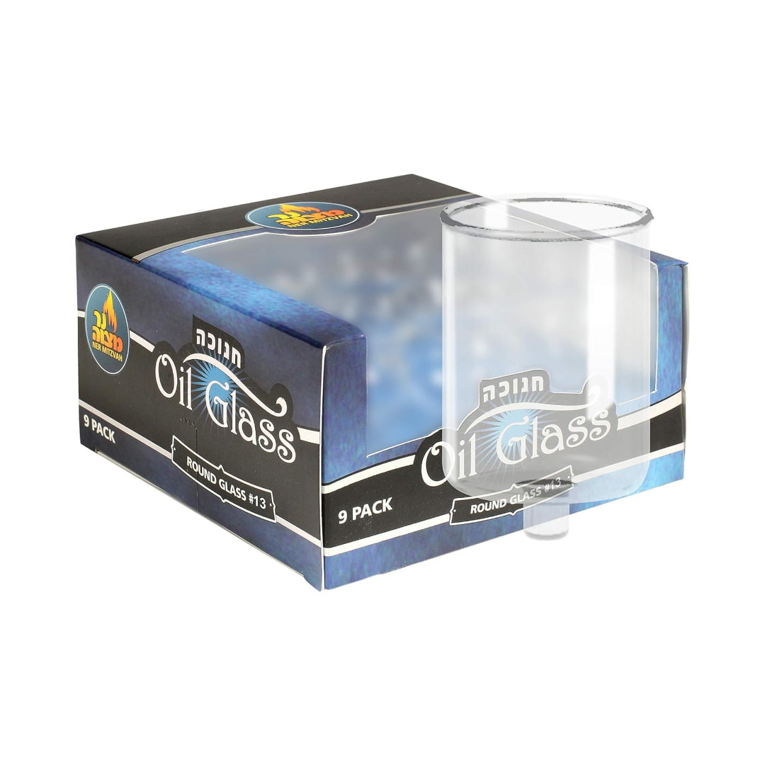 NER MITZVAH OIL GLASSES FOR MENORAH 9 CNT #11