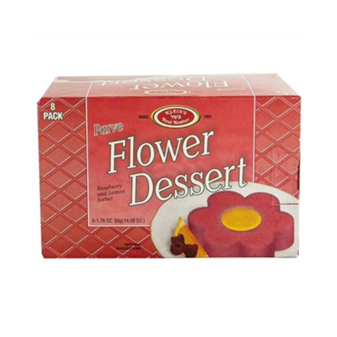 KLEINS PARVE FLOWER DESSERT SORBET (LEMON&STRAW