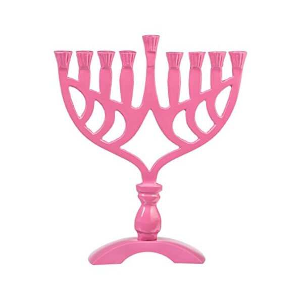 PINK CANDLE MENORAH