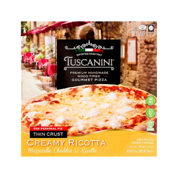 PIZZA THIN CRUST CREAMY RICOTTA