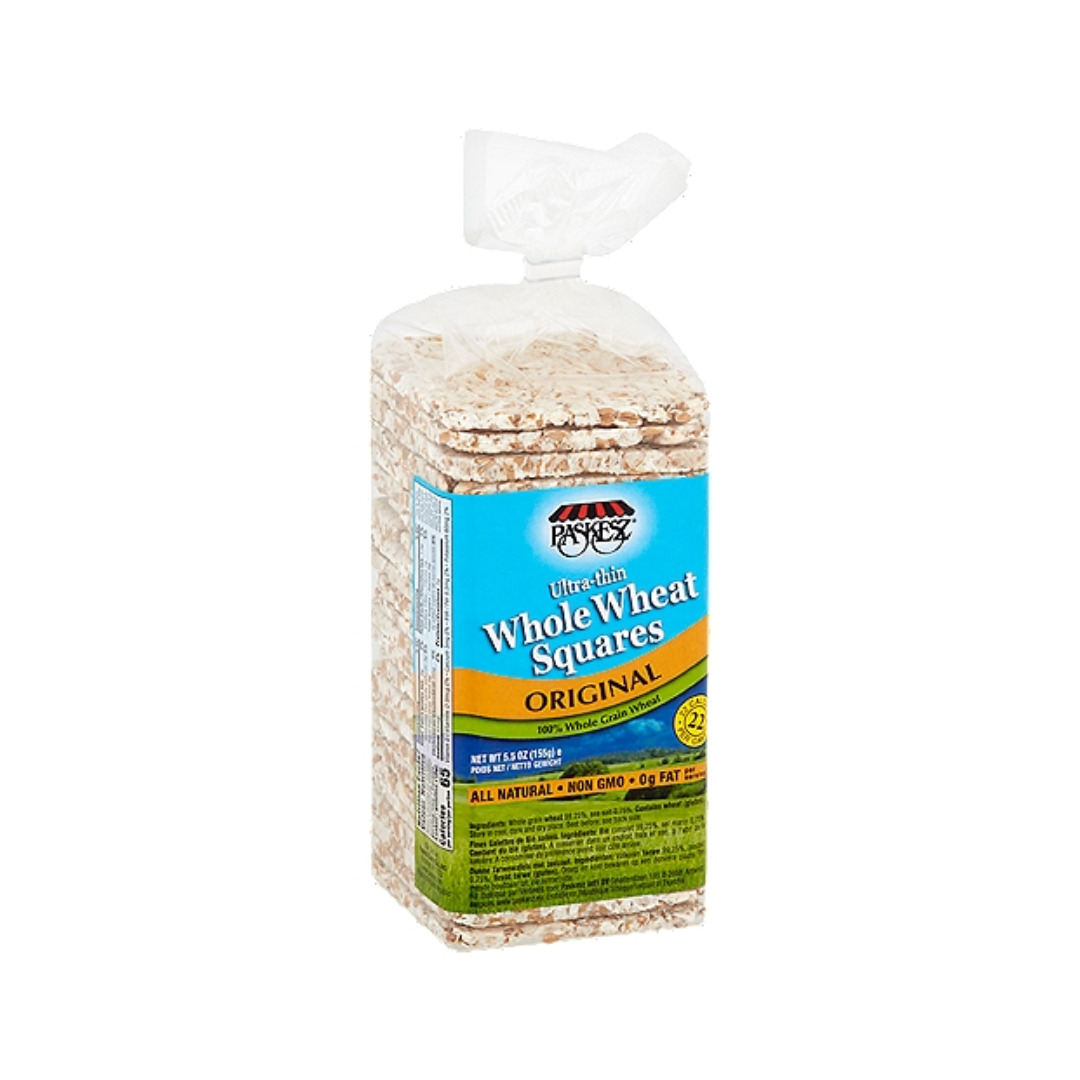 PASKES'Z PLAIN WHOLE WHEAT SQUARES