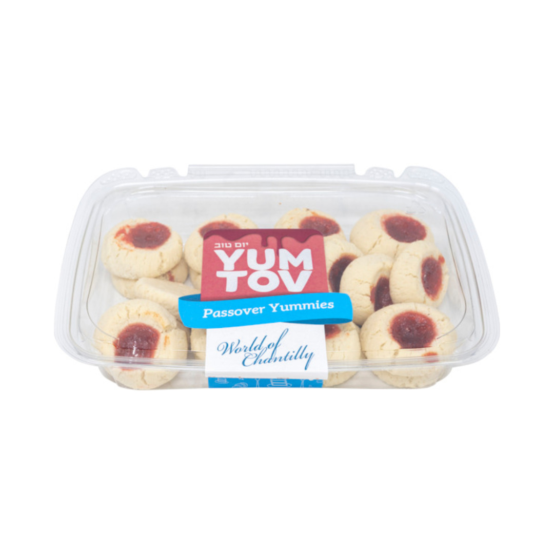YUM TOV RASPBERRY THUMB COOKIES