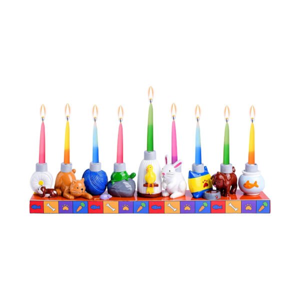 RESIN MENORAH PETS