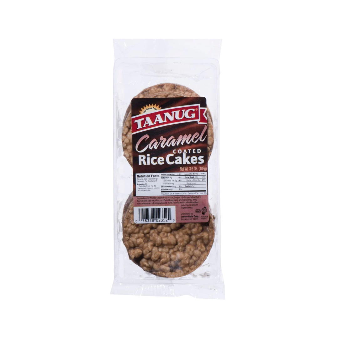 TAANUG RICE CAKES CARAMEL COATED