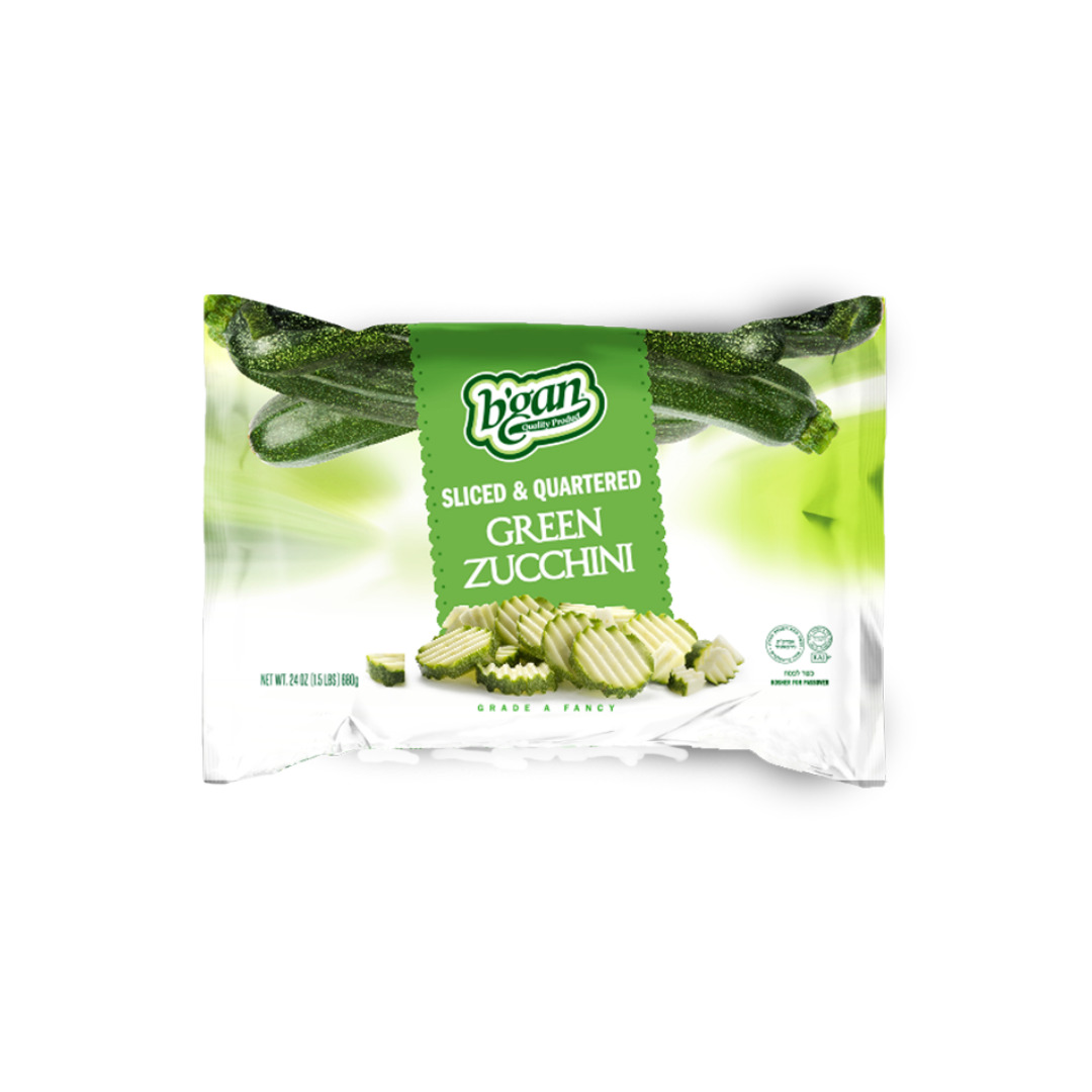 B'GAN SLICED GREEN ZUCCHINI