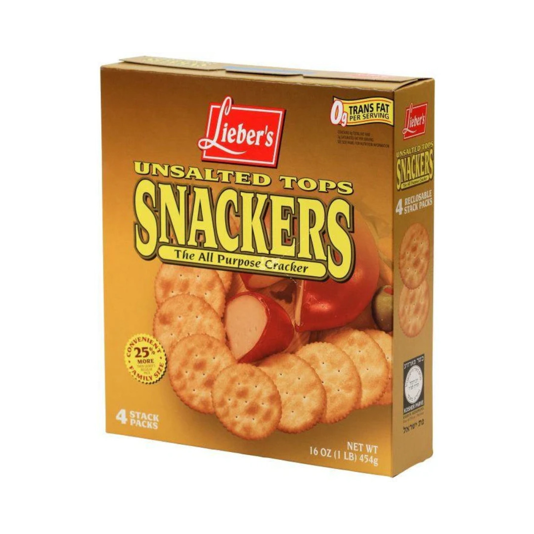 LIEBER'S SNACKERS UNSALTED