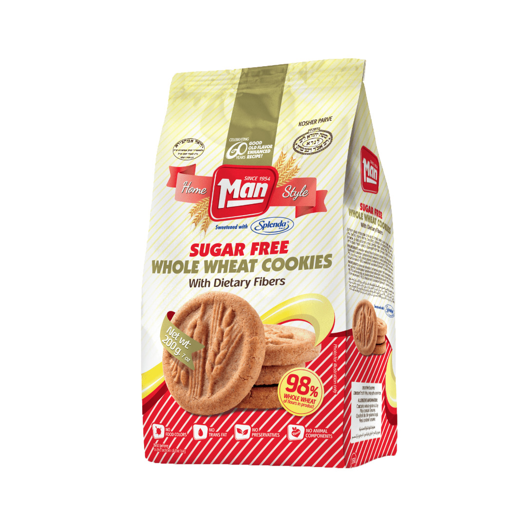 MAN SUGAR FREE WHOLE WHEAT COOKIES