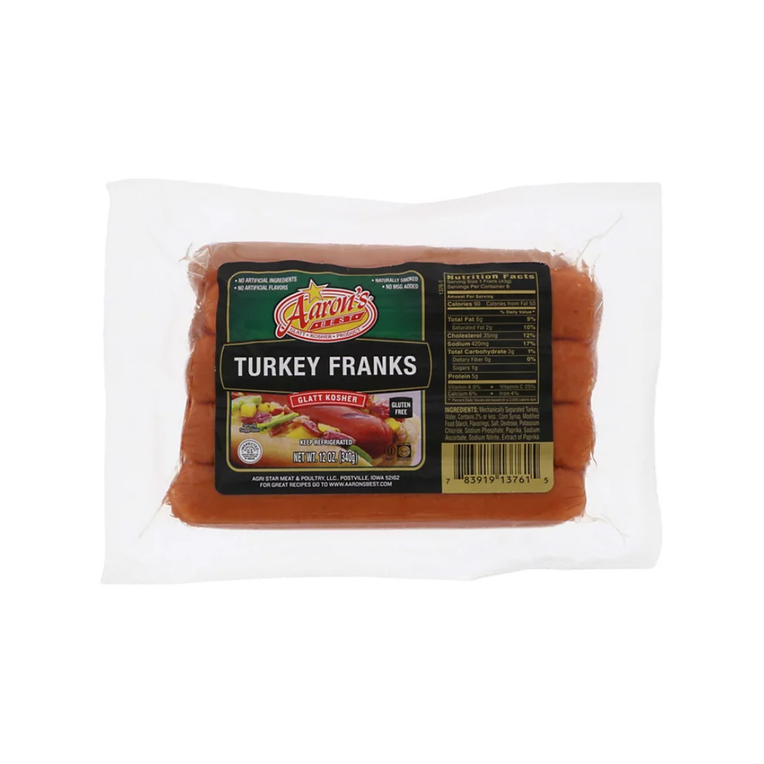AARON'S TURKEY FRANKS