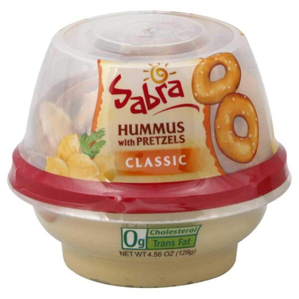 humus and pretzel classic