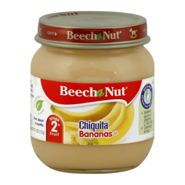 beech nut stage 2 jar chiquita bananas 300