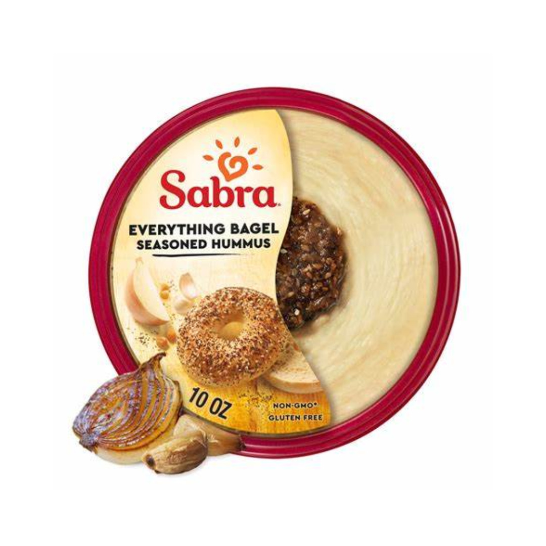 SABRA HUMMUS EVERYTHING BAGELS