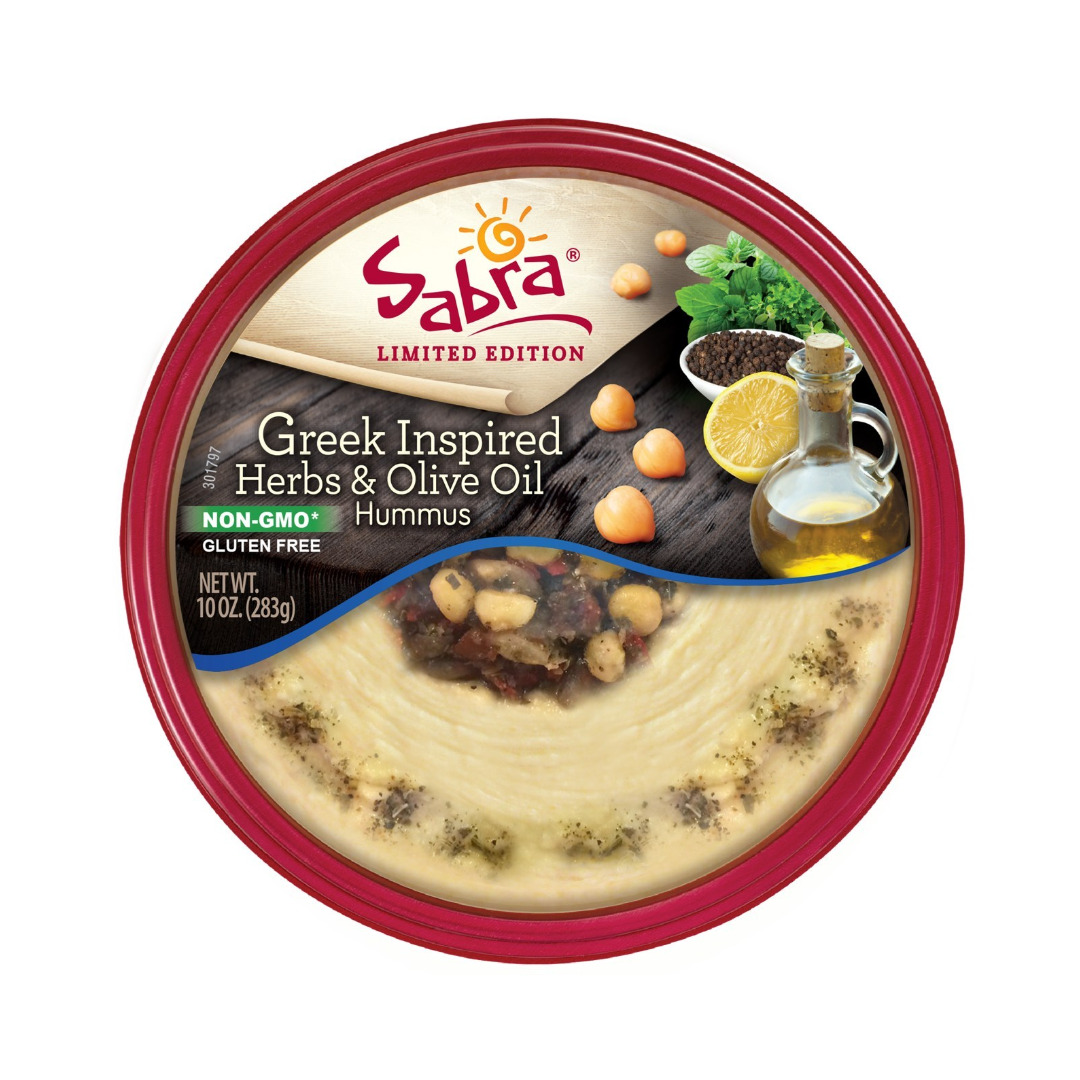 SABRA HUMMUS GREEK HERBS & OLIVE OIL