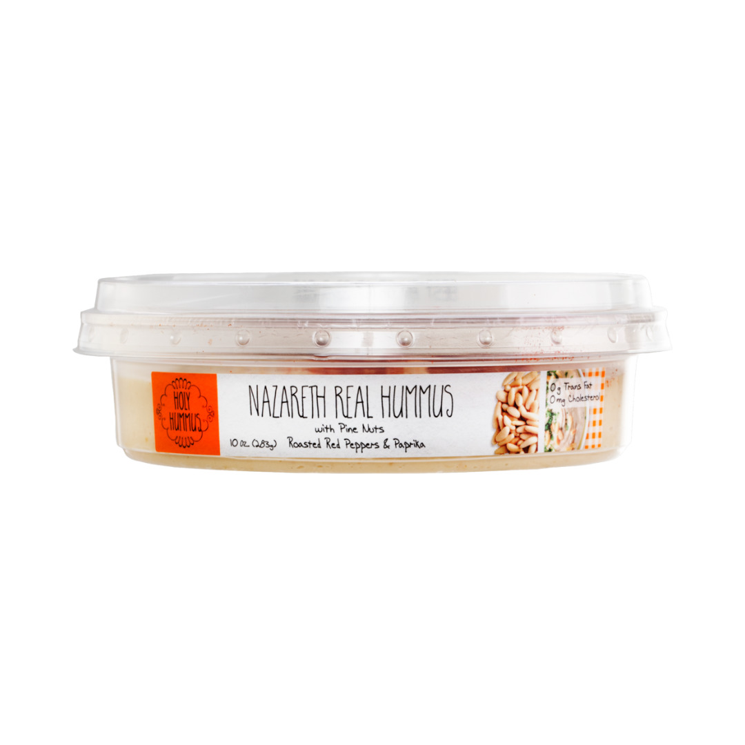 HOLY HUMMUS HUMMUS NAZARETH WITH PINE NUTS