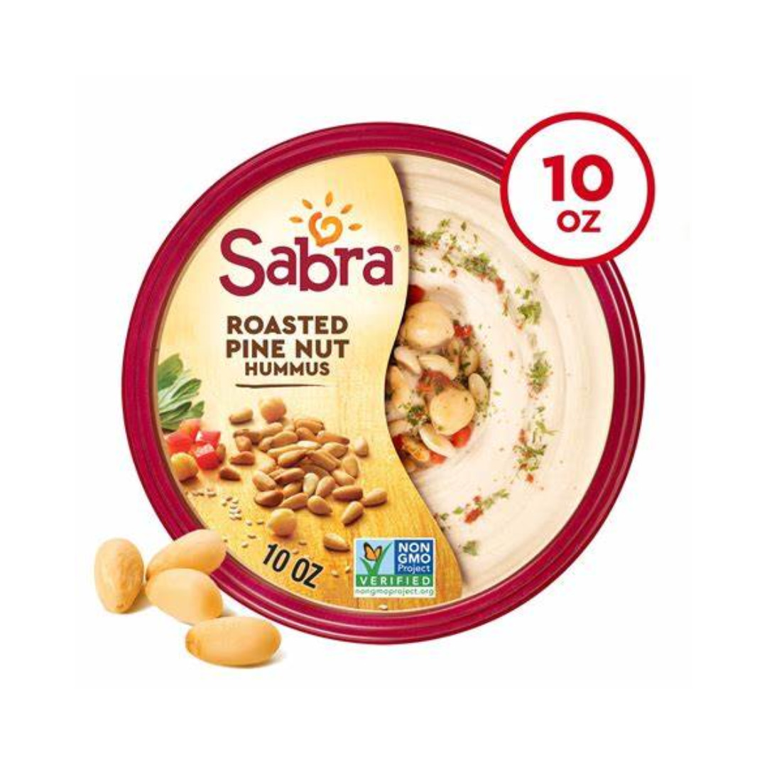 SABRA HUMMUS WITH ROASTED PINE NUTS