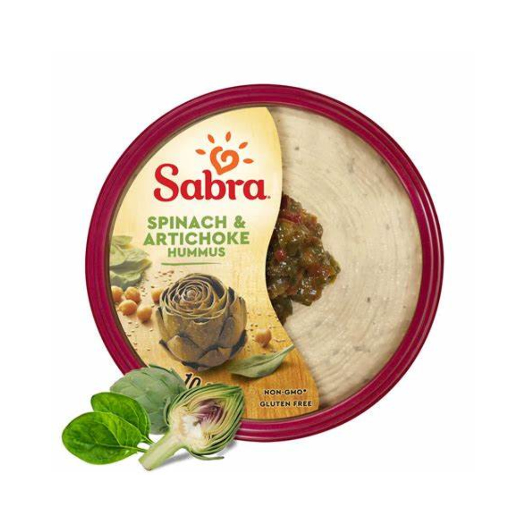 SABRA SPINACH AND ARTICHOKE HUMMUS
