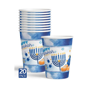 9 OZ CHANUKAH CUPS