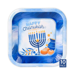 9" CHANUKAH PLATES