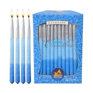 BLUE & SILVER CANDLES