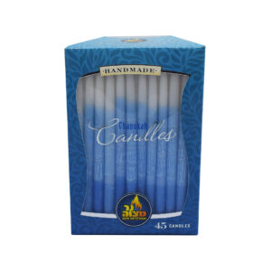 BLUE&WHITE CHANUKAH CANDLES