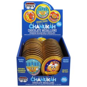 CHANUKAH MILK GOLD MEDALLIONS