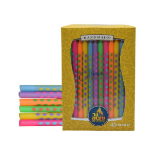 DREIDEL ART CHANUKAH CANDLES