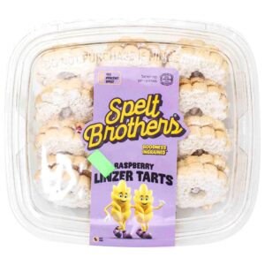 SPELT LINZER TART RASPBERRY